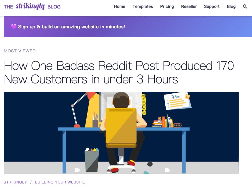 null Strikingly Blog